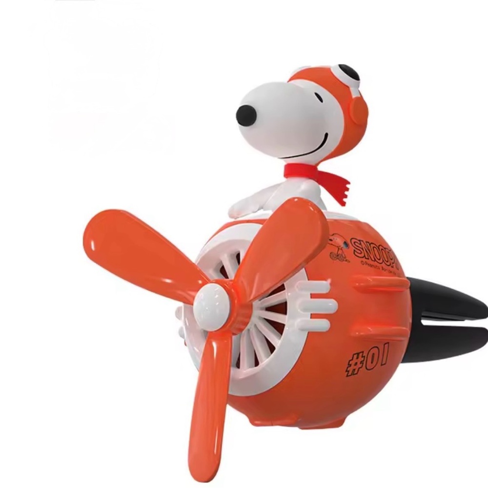 Snoopy Orange and White - Car Air Freshener